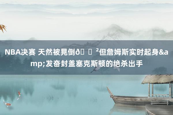 NBA决赛 天然被晃倒😲但詹姆斯实时起身&发奋封盖塞克斯顿的绝杀出手